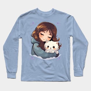 I love my kitty Long Sleeve T-Shirt